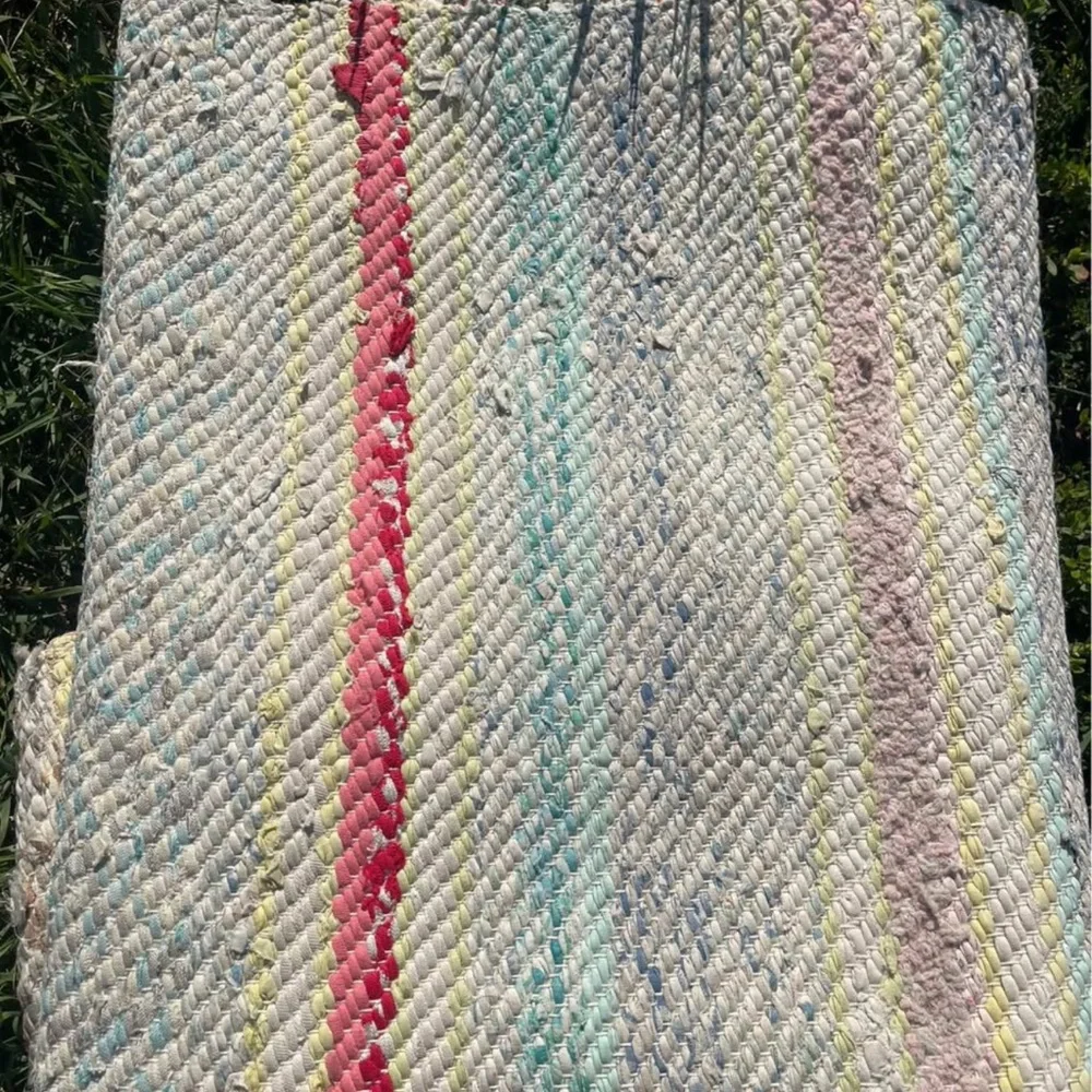 Vintage Rag Rug Runner - 9 Feet in Length! - Picture 2 of 4